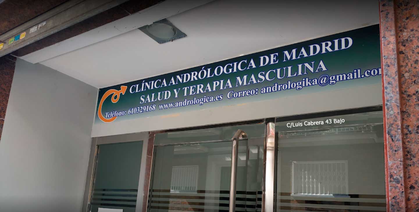 Fachada de la clínica Andrológica Madrid