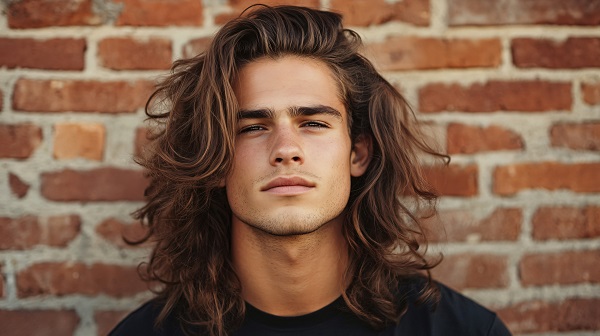 Hombre con pelo grueso