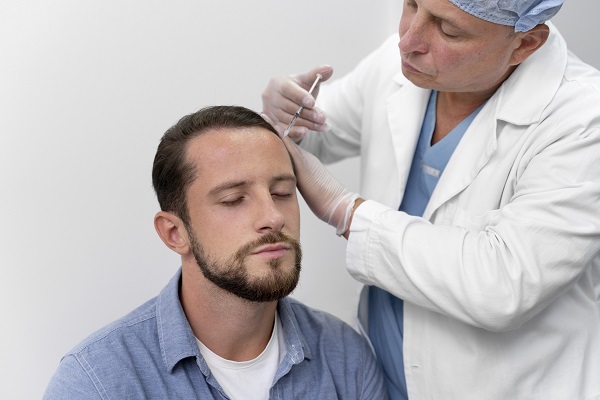 Microinyecciones para la coronilla despoblada