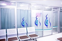 Sala de espera de la clínica Beiman